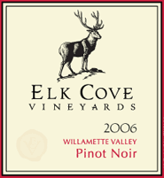 Elk Cove 2006 Pinot Noir Willamette Valley